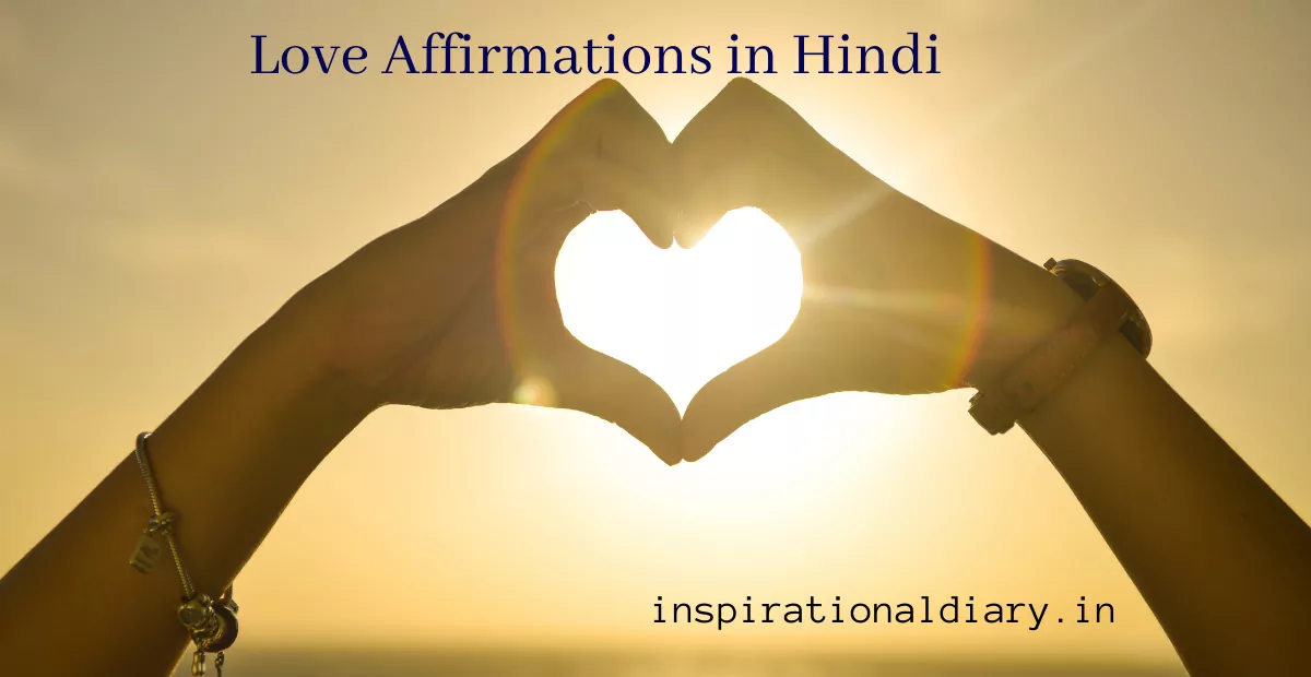 Love Affiramations in Hindi