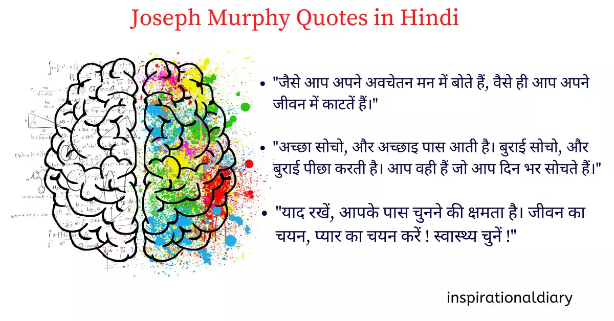 Joseph Murphy Quotes in Hindi